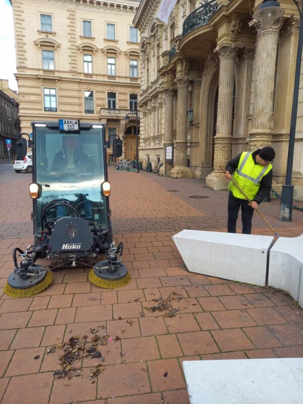 Koncentrált takarítás a kerületben