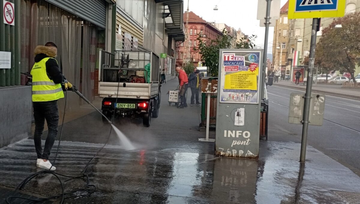A tisztább Józsefvárosért dolgoztak az elmúlt hét során