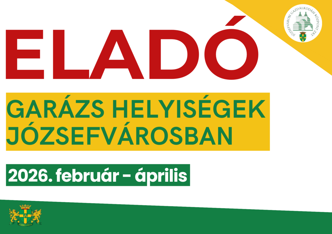 Pályázati lehetőség – Eladó két garázs Józsefvárosban