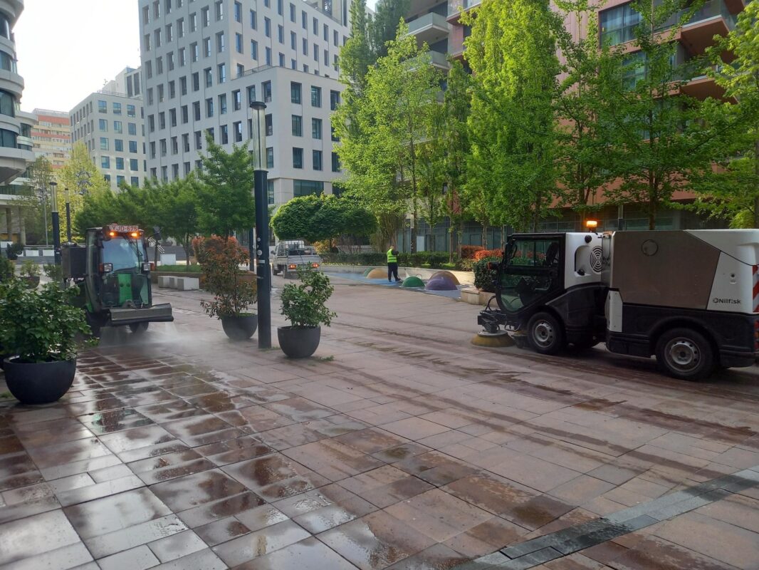 Koncentrált takarítás és fertőtlenítő mosás is zajlott kerületünkben