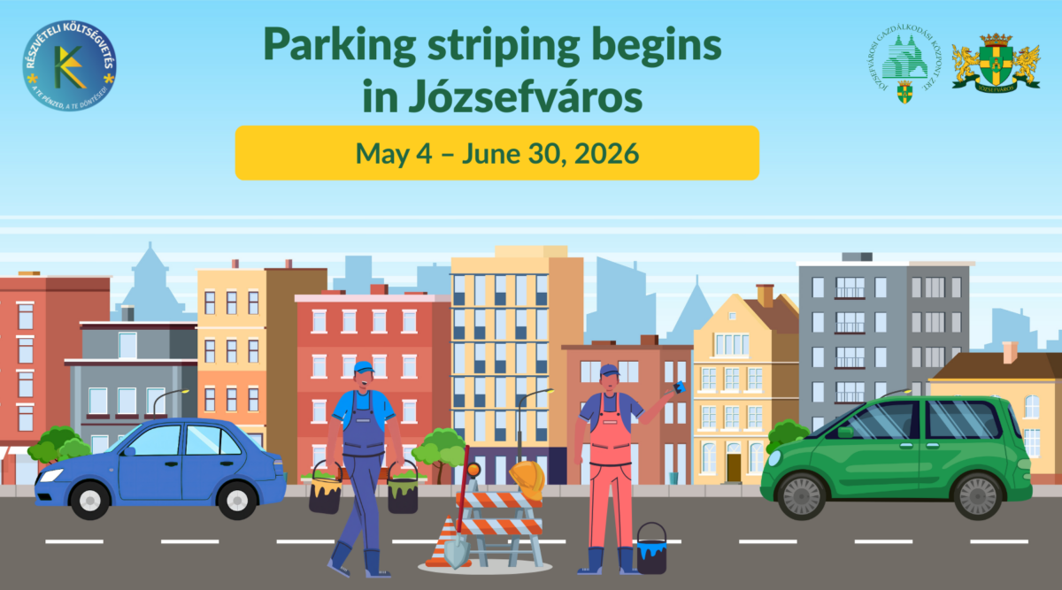 Parking Lot Striping is Scheduled to begin in Józsefváros