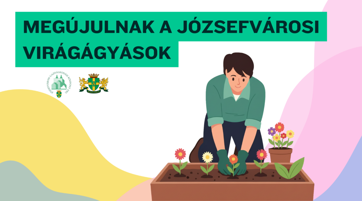 Megújulnak a józsefvárosi virágágyások