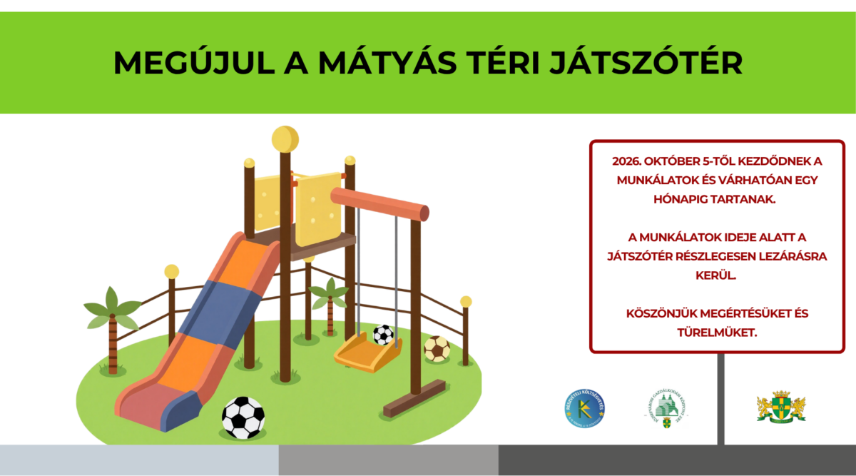 Megújul a Mátyás téri játszótér