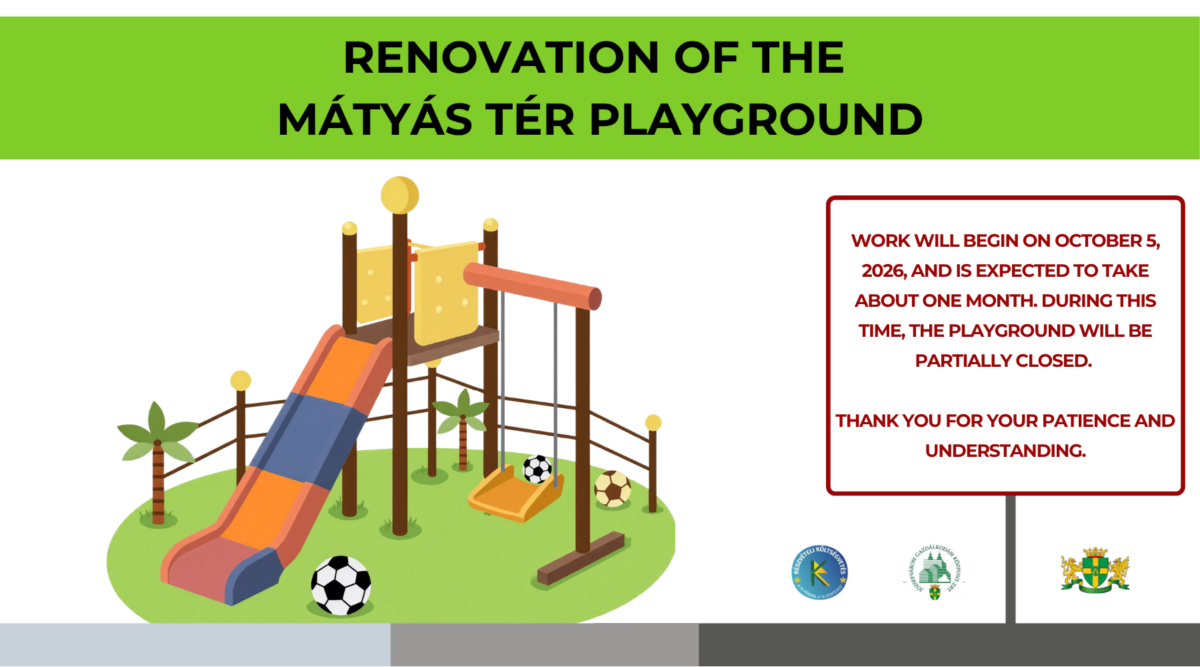 Renovation of the Mátyás tér playground