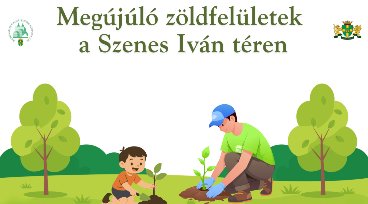 Megújultak a zöldfelületek a Szenes Iván téren